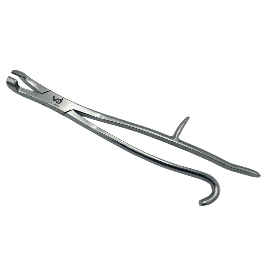 Milk-teeth Extraction Forceps, Curved Handle