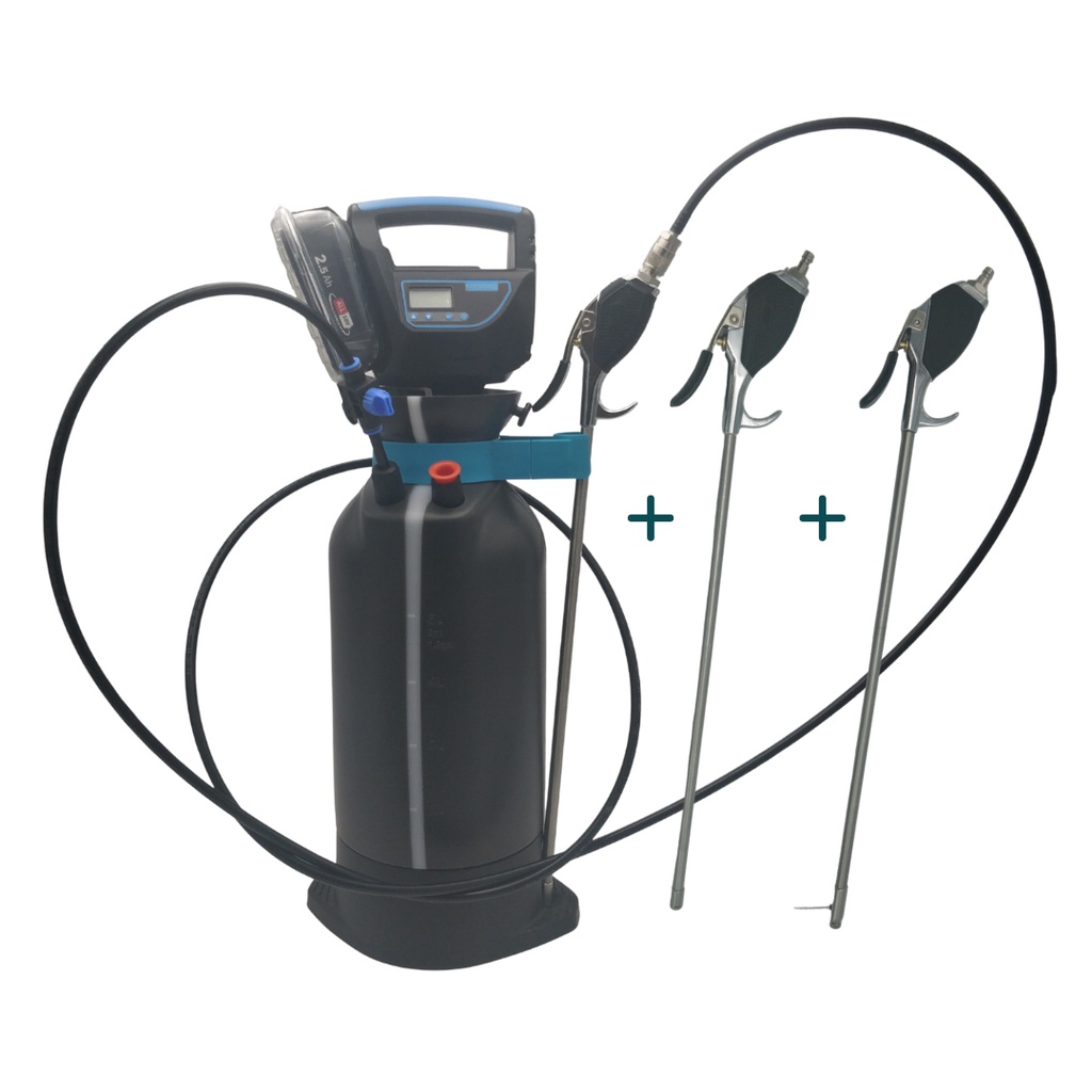 [NET_SM1BRBDK] Battery-Powered Mouthwash Set, 3 Rinsing Lances