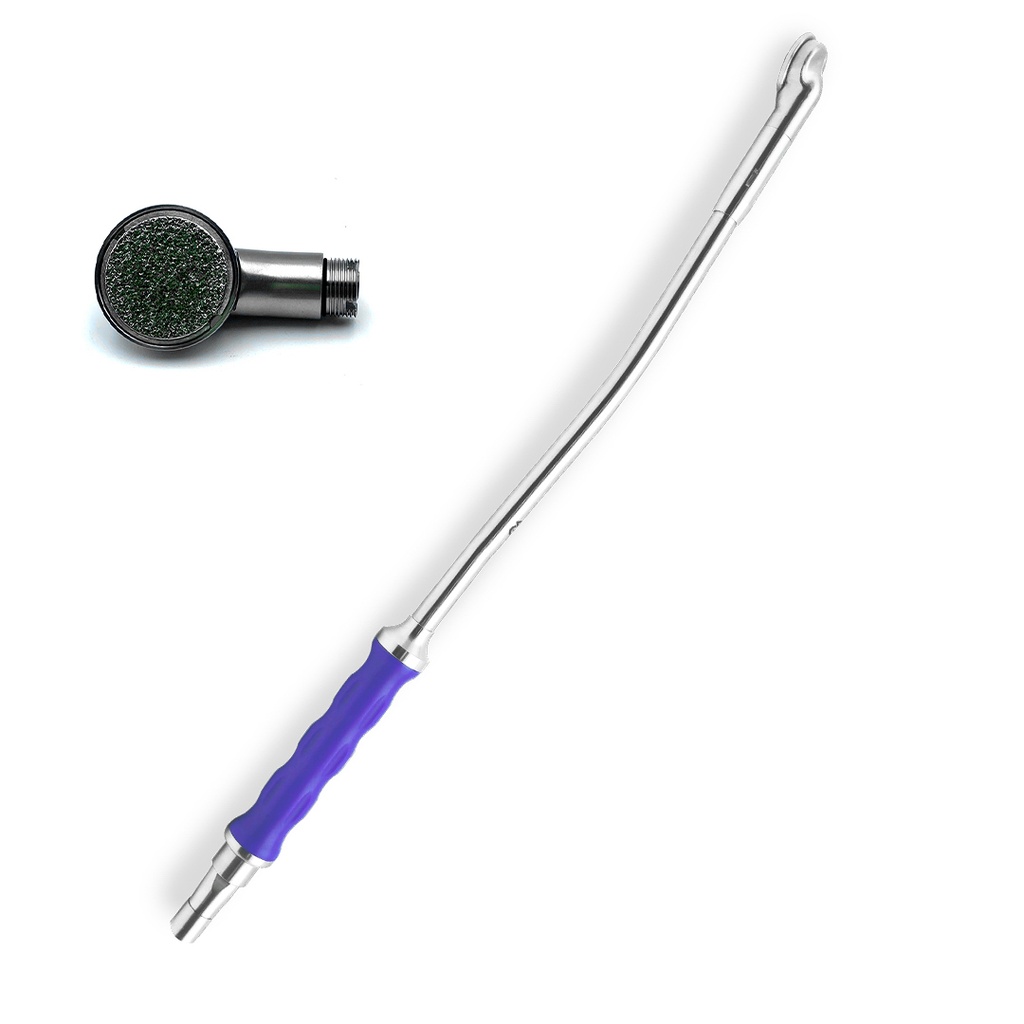 Vet Disc, Long, Curved, POM Handle, G852
