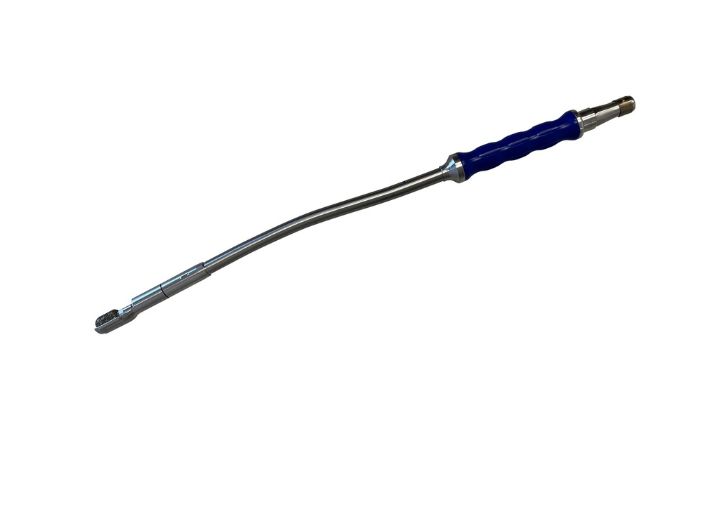 Vet Wing, Long, Curved, Ø27mm, Open Edge, POM Handle