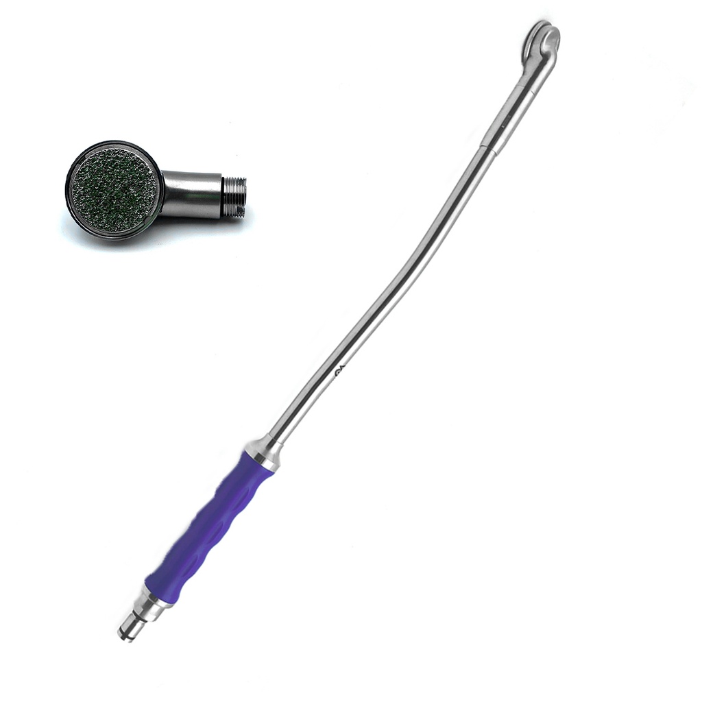 Vet Disc, Long, Curved, POM Handle, G852