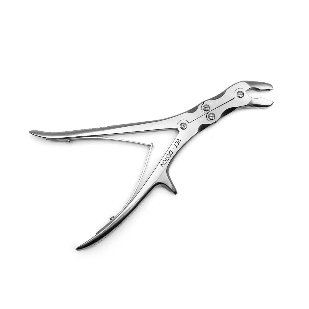 Pince Gouge Double Articulation Courbée