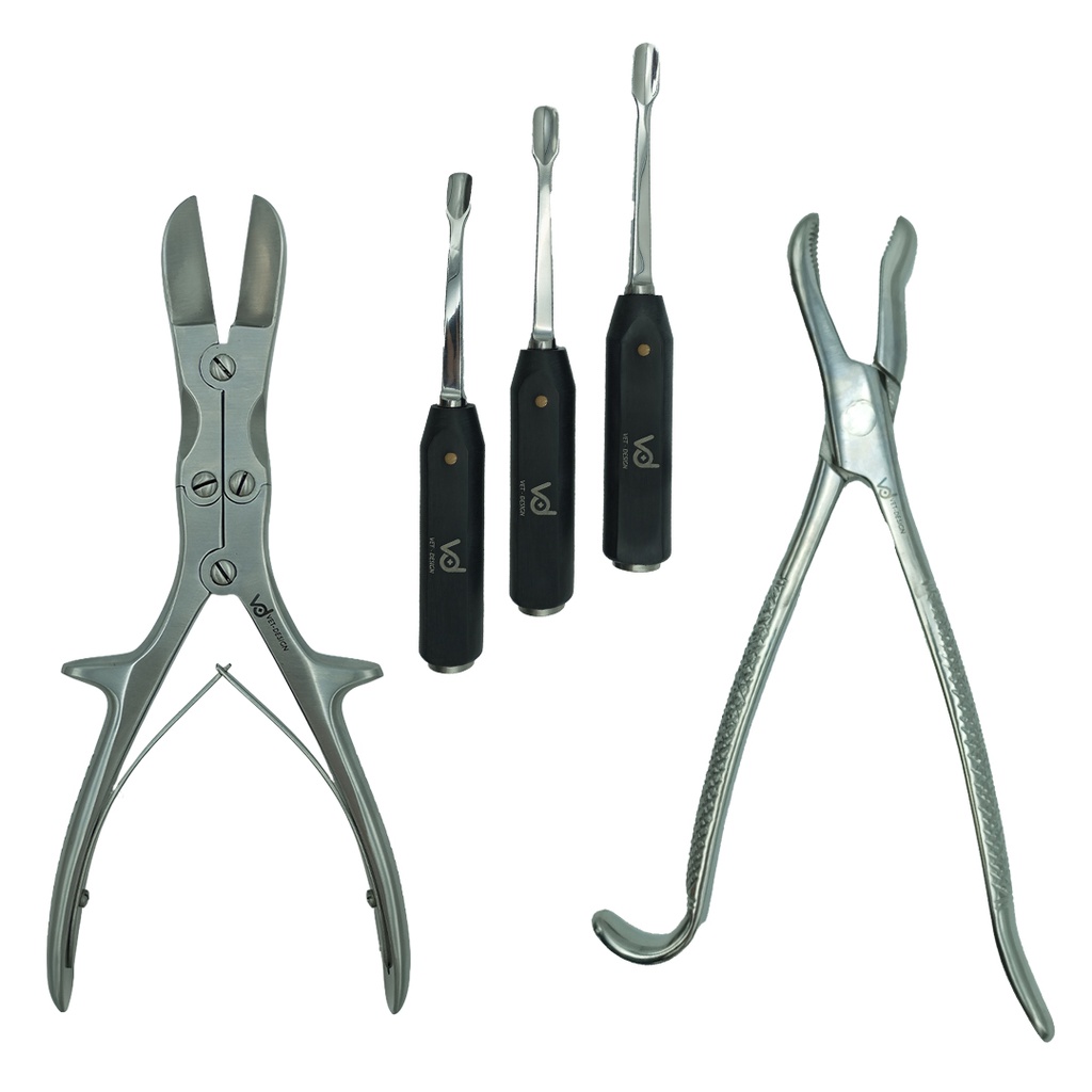 Set de Gouges, Daviers pour Extraction Incisive